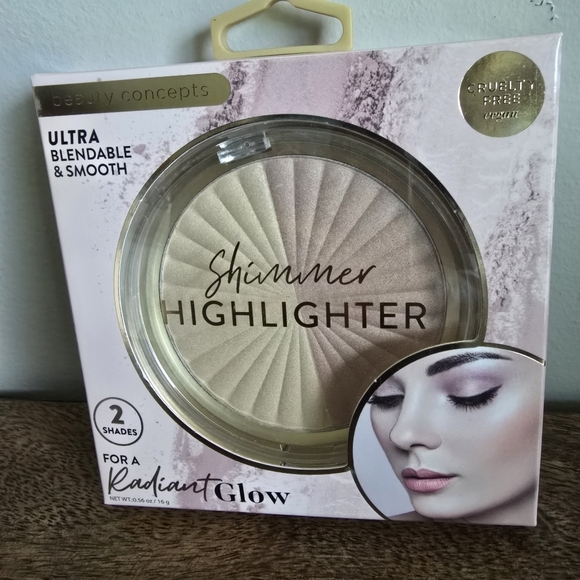Beauty Concepts 2 Shades Shimmer Radiant Glow Highlighter - Picture 2 of 2